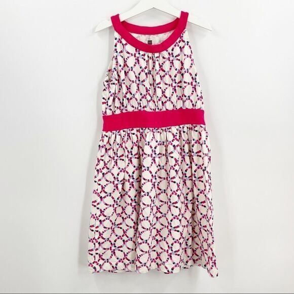 Tea Collection sleeveless print tank dress - Kids 8 - Picture 1 of 5